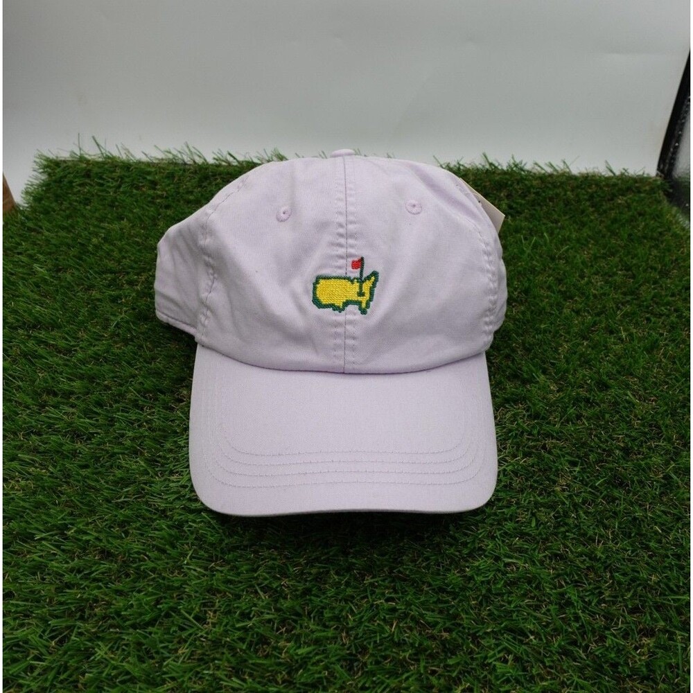 Masters Ladies Light Purple Adjustable Golf Hat Cotton Canvas Logo Embroidered